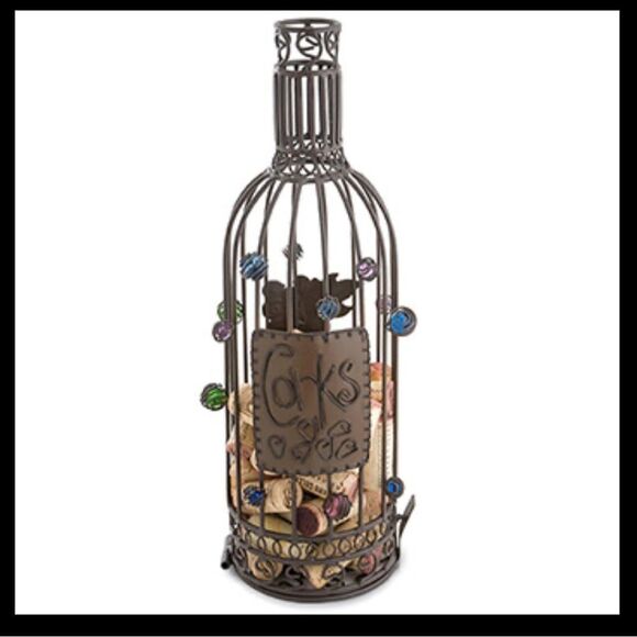CORK CAGE WINE BOTTLE - Picture 1 of 7